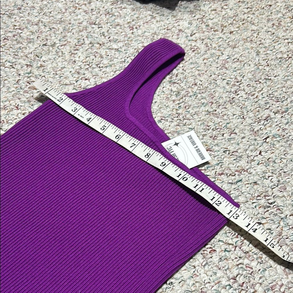 Babaton One Shoulder Purple Bodycon Mini‎ Dress Size Small | Aritzia - Picture 9 of 10